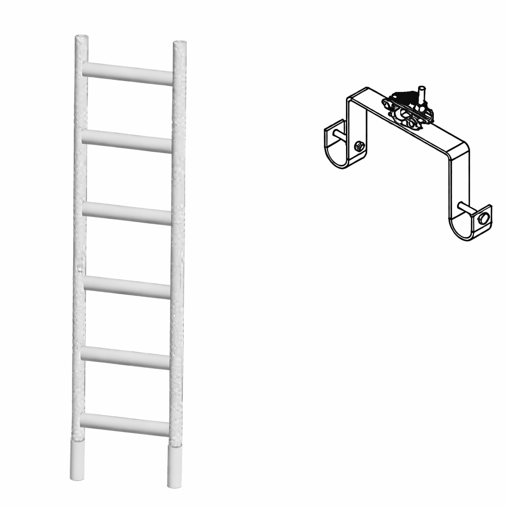 tubular ladder bracket